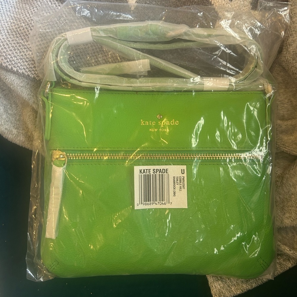 Kate Spade 🆕 Cobble Hill Tenley Green Crossbody Bag